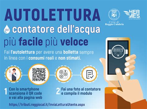 Reggio, autolettura contatore dell’acqua: l’avviso Hermes